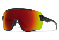 Paire De Lunettes SMITH SUNLIGHT WILDCAT Matte Black ChromaPop Red Mirror
