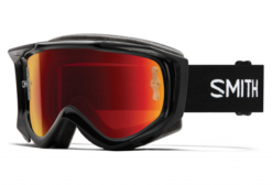 Masque Smith Fuel V.2 Noir - Rouge Miroir