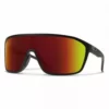 Smith Boomtown Matt Black Chromapop Red Mirror Polarized