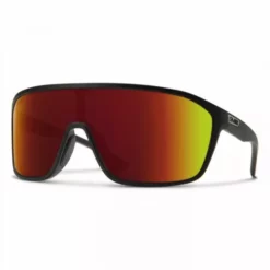 Smith Boomtown Matt Black Chromapop Red Mirror Polarized
