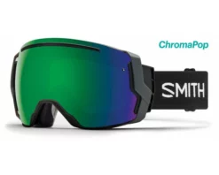 Smith I/O 7 Black 2 écrans ChromaPop Sun Green Mirror & ChromaPop Storm Rose Flash