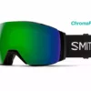 Smith I/O MAG XL Black 2 écrans ChromaPop Sun Green Mirror & ChromaPop Storm Rose Flash