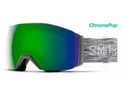 Smith I/O MAG XL Cloudgrey 2 écrans ChromaPop Sun Green Mirror & ChromaPop Storm Rose Flash