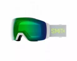 Smith I/O MAG XL Sport White 2 écrans ChromaPop Sun Green Mirror & ChromaPop Storm Rose Flash