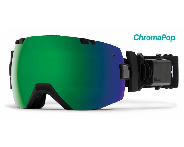 Smith I/OX Elite OTG Turbo Fan Black 2 écrans ChromaPop Sun Green Mirror & ChromaPop Storm Rose Flash 1 Smith I/OX Elite OTG Turbo Fan Black 2 écrans ChromaPop Sun Green Mirror & ChromaPop Storm Rose Flash