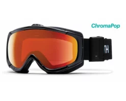 Smith Phenom Turbo Fan Black ChromaPop Everyday Red Mirror