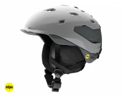 Smith Quantum MIPS Matte Cloudgrey / Charcoal - Casque De Ski