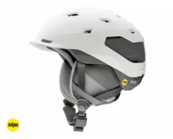 Smith Quantum MIPS Matte White / Charcoal - Casque De Ski