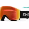 Smith Skyline XL Black ChromaPop Everyday Red Mirror