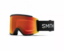 Smith Squad XL Black 2 écrans ChromaPop Everyday Red Mirror & ChromaPop Storm Yellow Flash