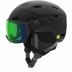 Smith Survey - Casque De Ski Avec Visière Intégrée - Matte Black - Cat.2