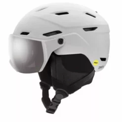 Smith Survey - Casque De Ski Avec Visière Intégrée - Matte White - Cat.3