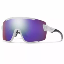 Smith Wildcat White Silver Chromapop Violet Mirror